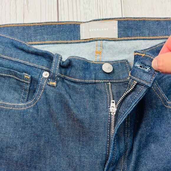 Everlane Dark Wash Ankle Jeans Size 31 - Picture 5 of 10
